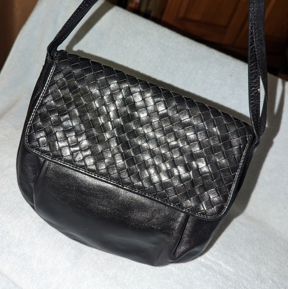 Soft touch by FC & W Designs black crossbody bag. - Picture 3 of 9